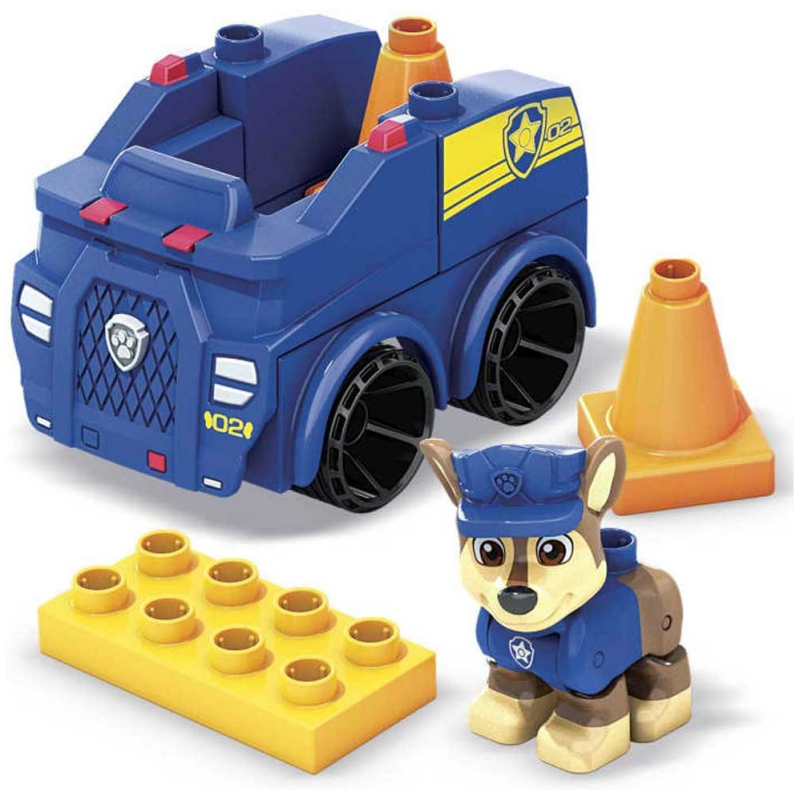 Juguete vehículo patrulla de chase paw patrol mega bloks