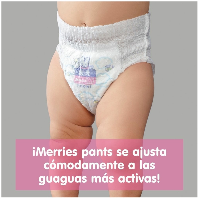 Pañales desechables merries talla nb 60 pcs