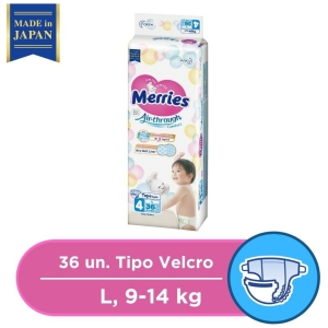 Pañales desechables merries talla l 36 pcs
