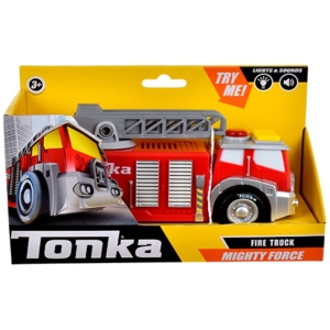 Juguete camión de bomberos 18cm con luz y sonido tonka