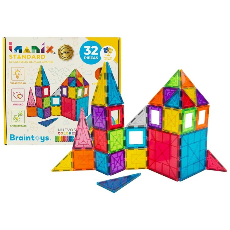 Juego de construcción imanix estándar 32 piezas