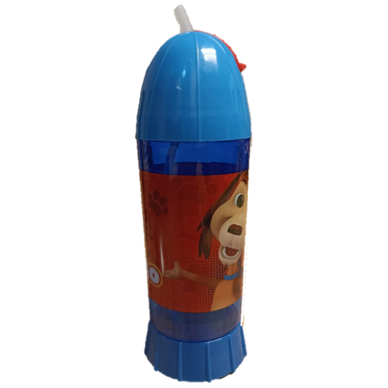 Vaso con bombilla espacial mi perro chocolo