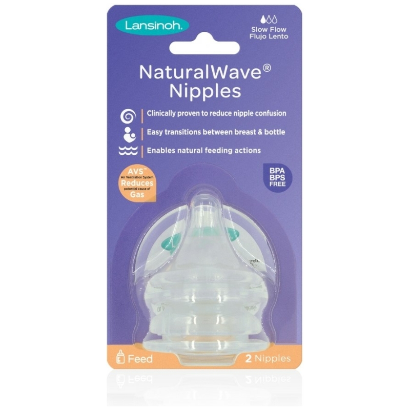 Tetina natural wave flujo lento