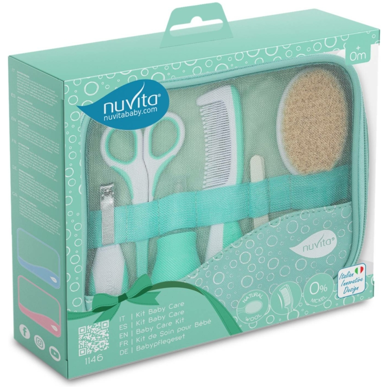 Set de higiene para bebes nuvita verde