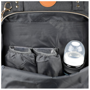 Mochila maternal open negra infanti