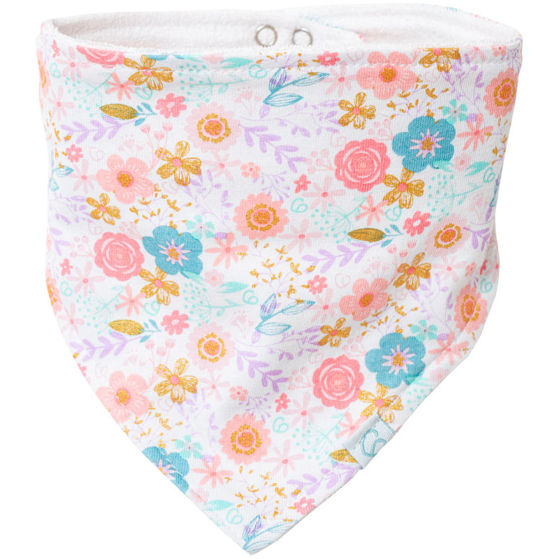 Bipack babero bandana niña bambino arcoíris