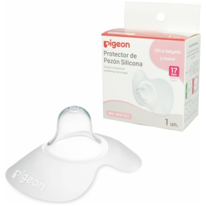 Protector de pezón de silicona pigeon talla 17 mm