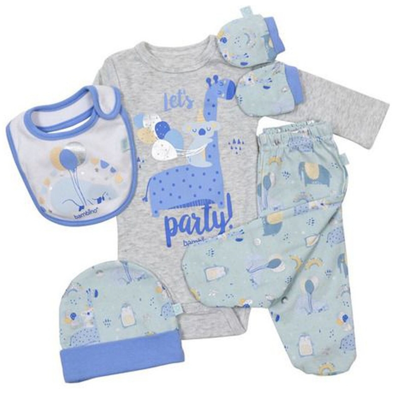 Set de ropa caja de regalo 5 piezas niño bambino