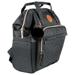 Mochila maternal open negra infanti