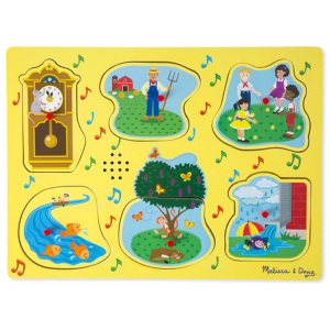 Puzzle con sonido canciones infantiles melissa & doug