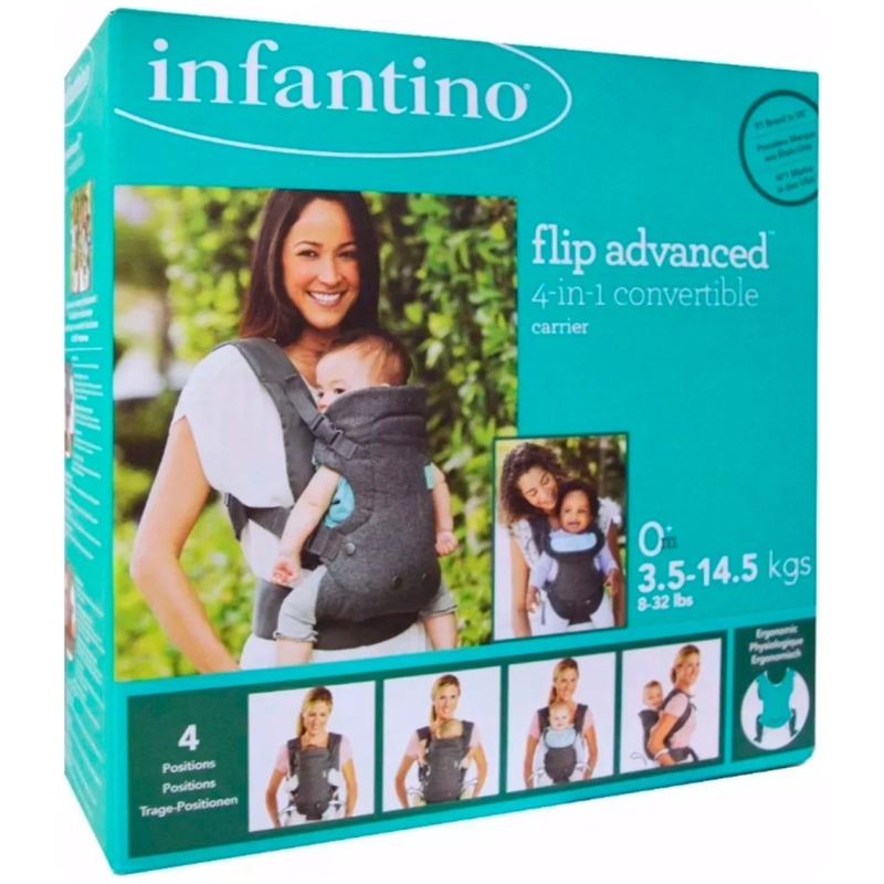 Mochila porta bebés 4 en 1 flip infantino