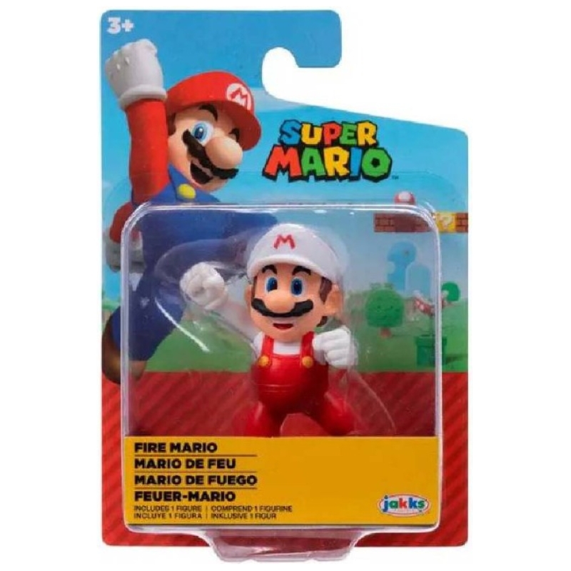 Mini figura articulada mario de fuego