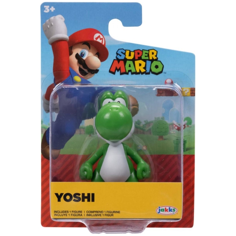 Mini figura articulada yoshi - super mario