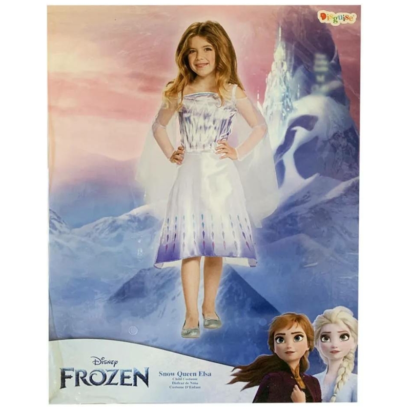 Disfraz básico elsa frozen - talla 3-4