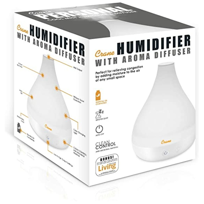 Humidificador de aire con difusor de aroma crane