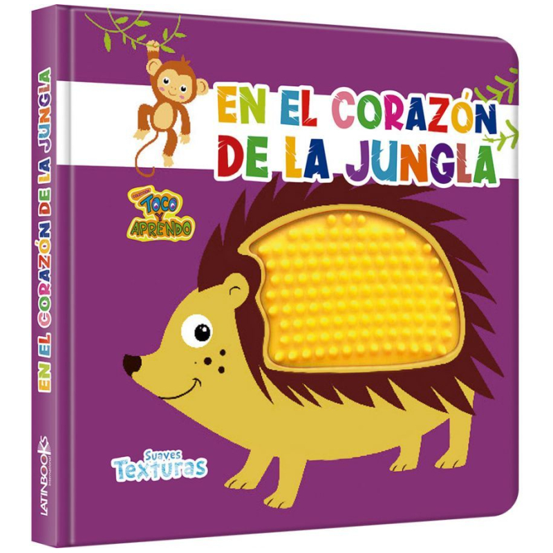 Libro en el corazón de la jungla - suaves texturas