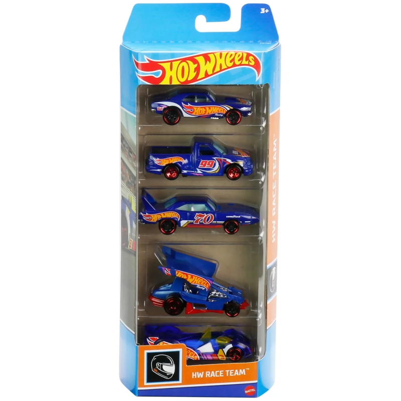 Juguete pack de 5 autos hot wheels surtidos