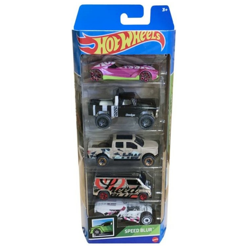 Juguete pack de 5 autos hot wheels surtidos