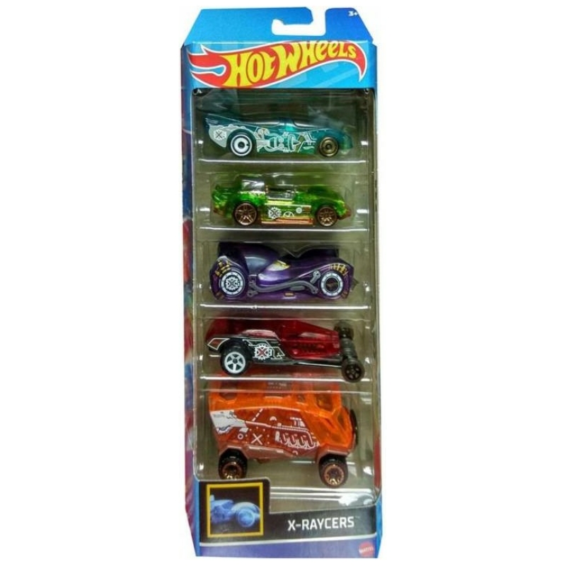 Juguete pack de 5 autos hot wheels surtidos