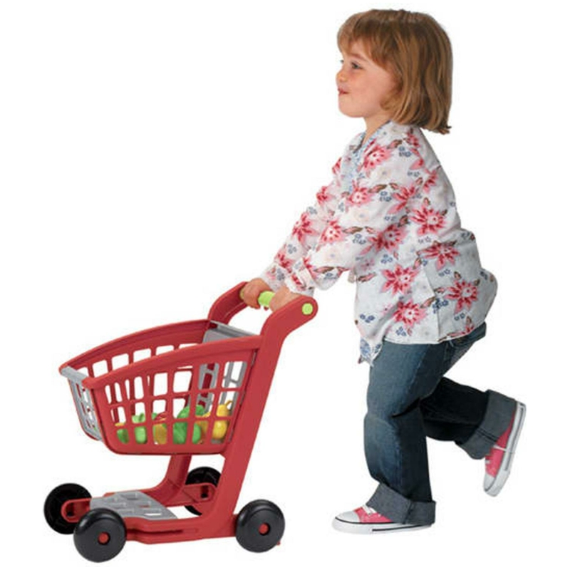 Carrito de supermecado con accesorios ecoiffier