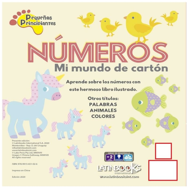 Libro números mi mundo de cartón