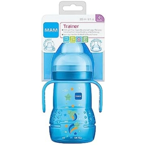 Vaso de entrenamiento 220 ml azul mam