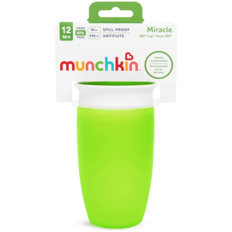 Vaso antiderrame miracle 360° sippy 296 ml munchkin