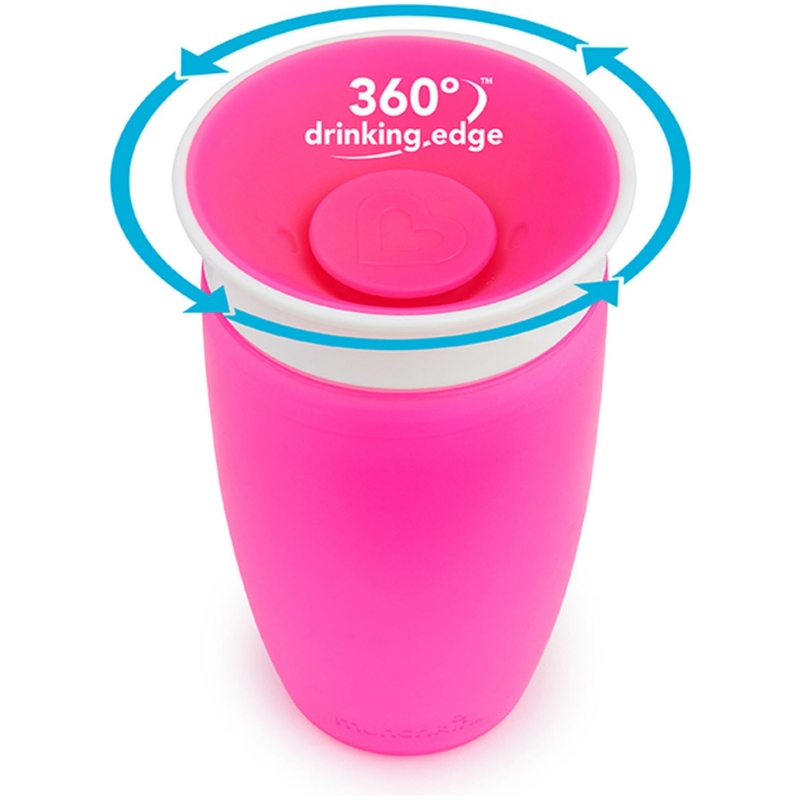 Vaso antiderrame miracle 360° sippy 296 ml munchkin