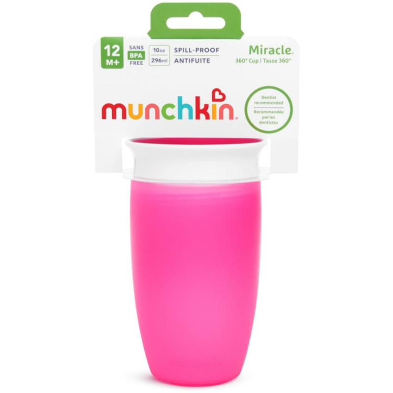 Vaso antiderrame miracle 360° sippy 296 ml munchkin