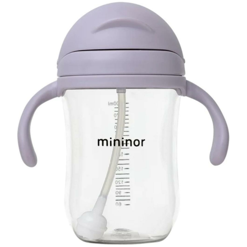 Vaso con bombilla mininor 330 ml