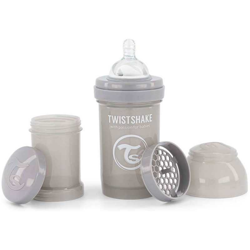 Mamadera anti -cólicos twistshake 180 ml