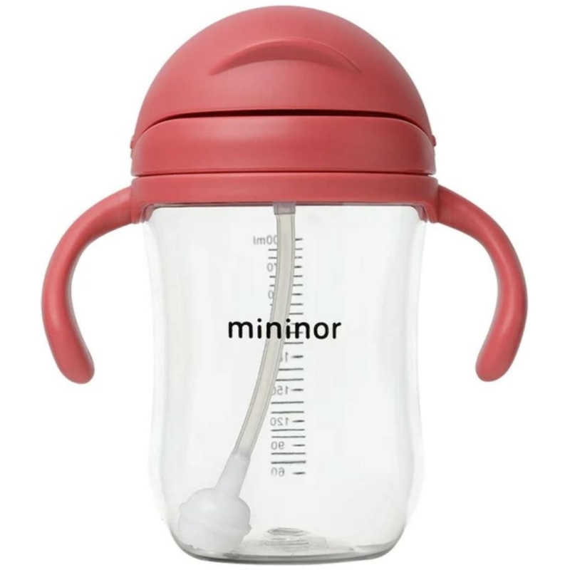 Vaso con bombilla mininor 330 ml