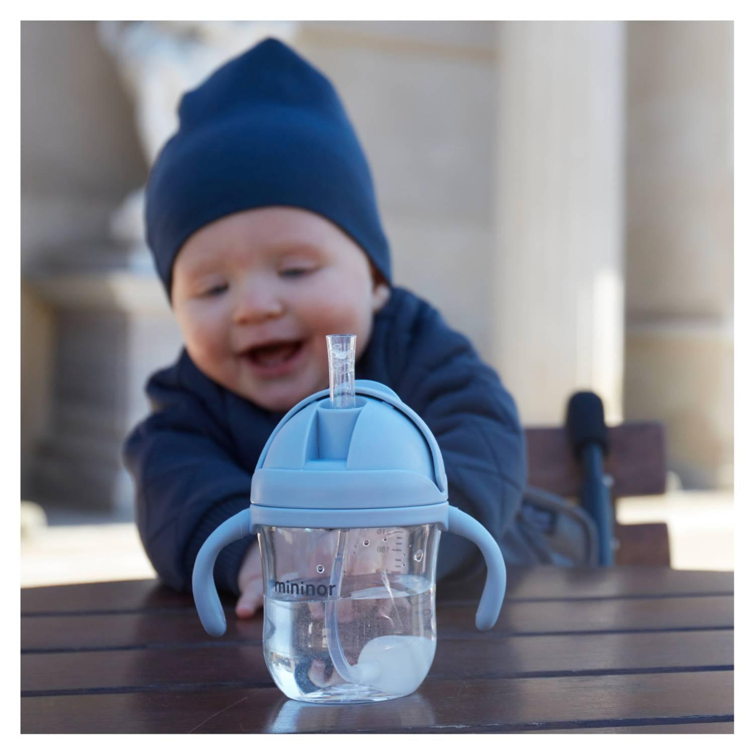 Vaso Con Bombilla De Silicona Bebé Niños Niñas