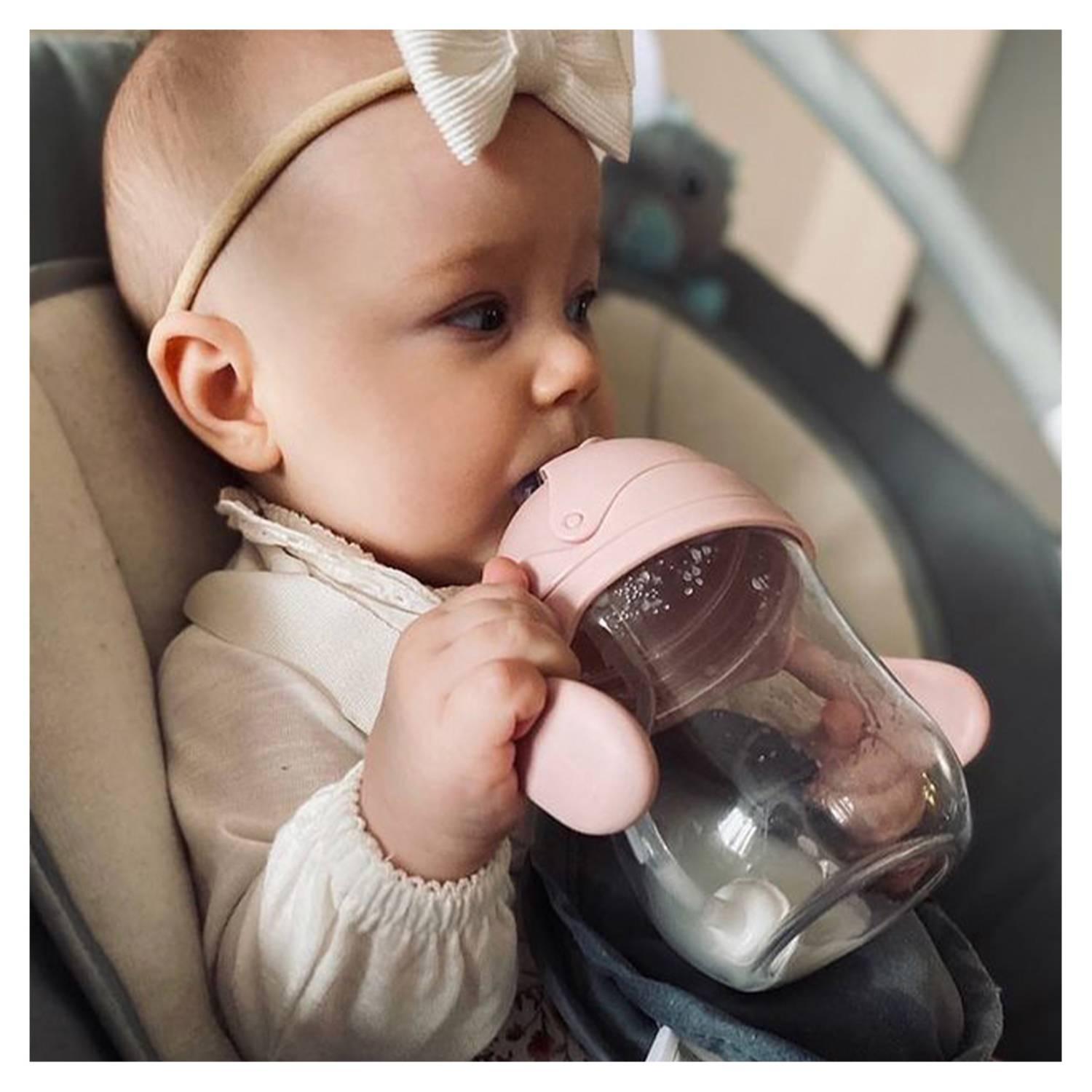 Vaso Con Bombilla De Silicona Bebé Niños Niñas