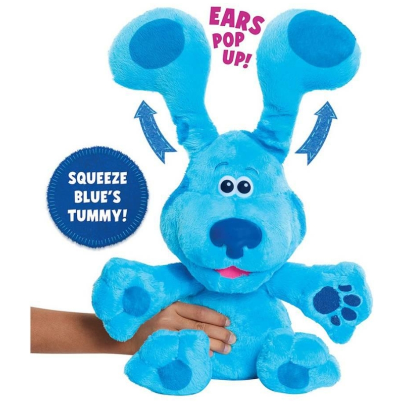 Peluche con sonido peek a blue las pistas de blue y tu