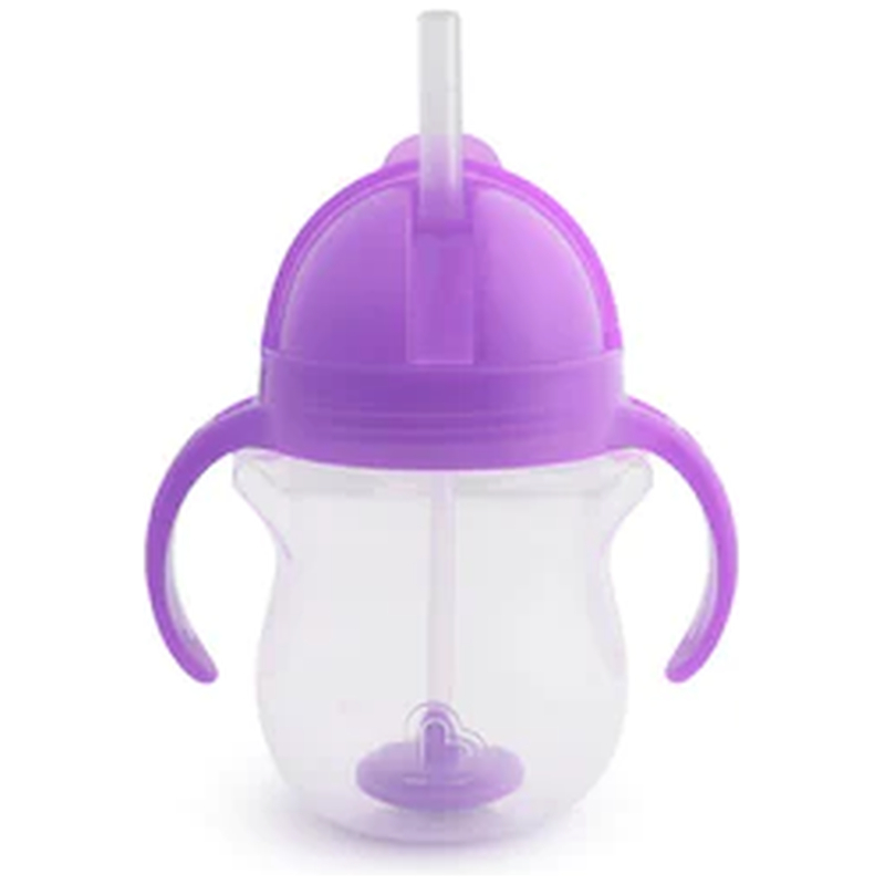 Vaso antiderrame any angle bombilla con peso y asas 207ml munchkin