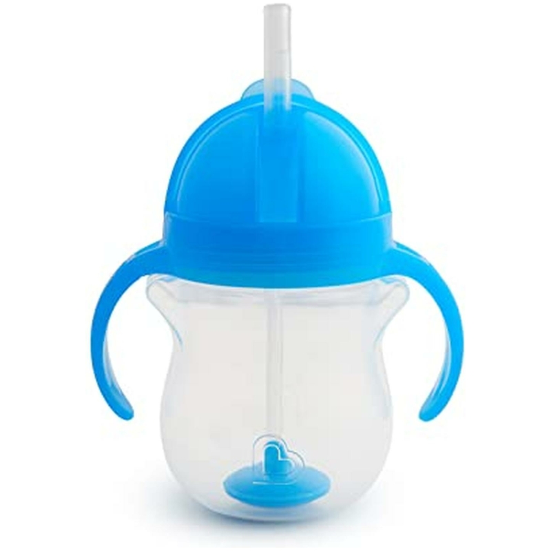 Vaso antiderrame any angle bombilla con peso y asas 207ml munchkin