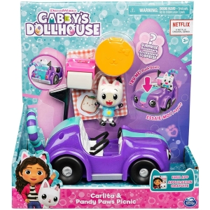 Set de figura gabby dollhouse picnic carlita & pandy