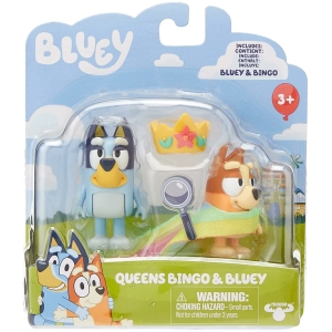 Pack mini figuras bluey y bingo - reinas