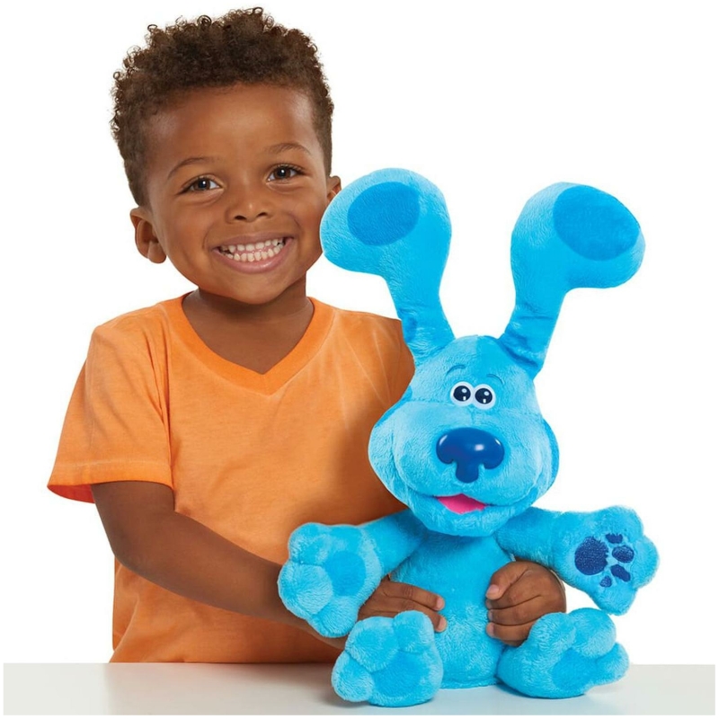 Peluche con sonido peek a blue las pistas de blue y tu