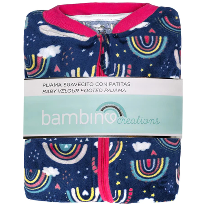 Pijama suavecito arcoiris bambino