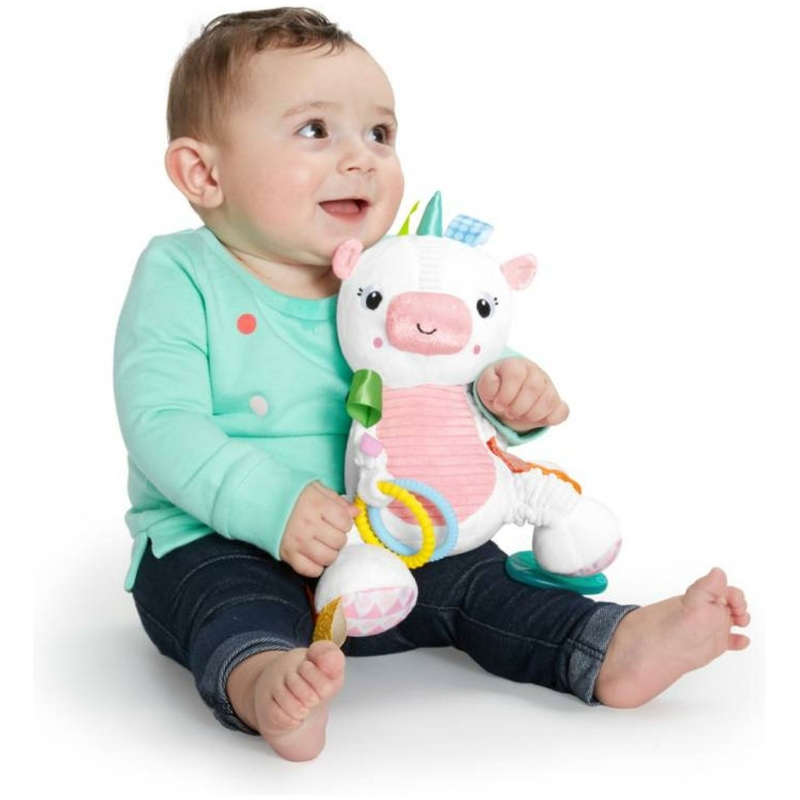 Peluche de actividades unicornio
