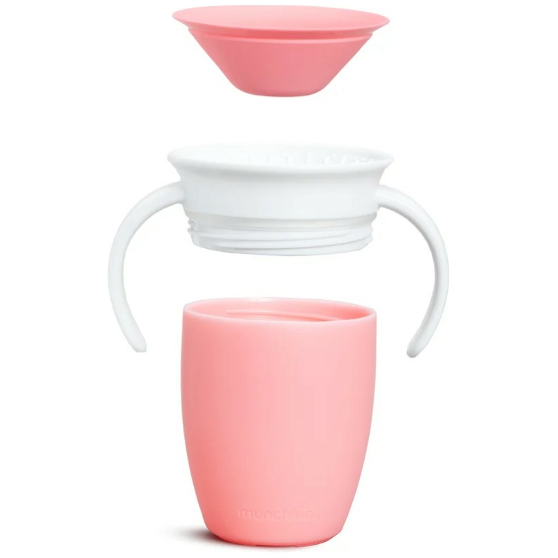 Vaso antiderrame 360 con asas 207 ml munchkin - verde