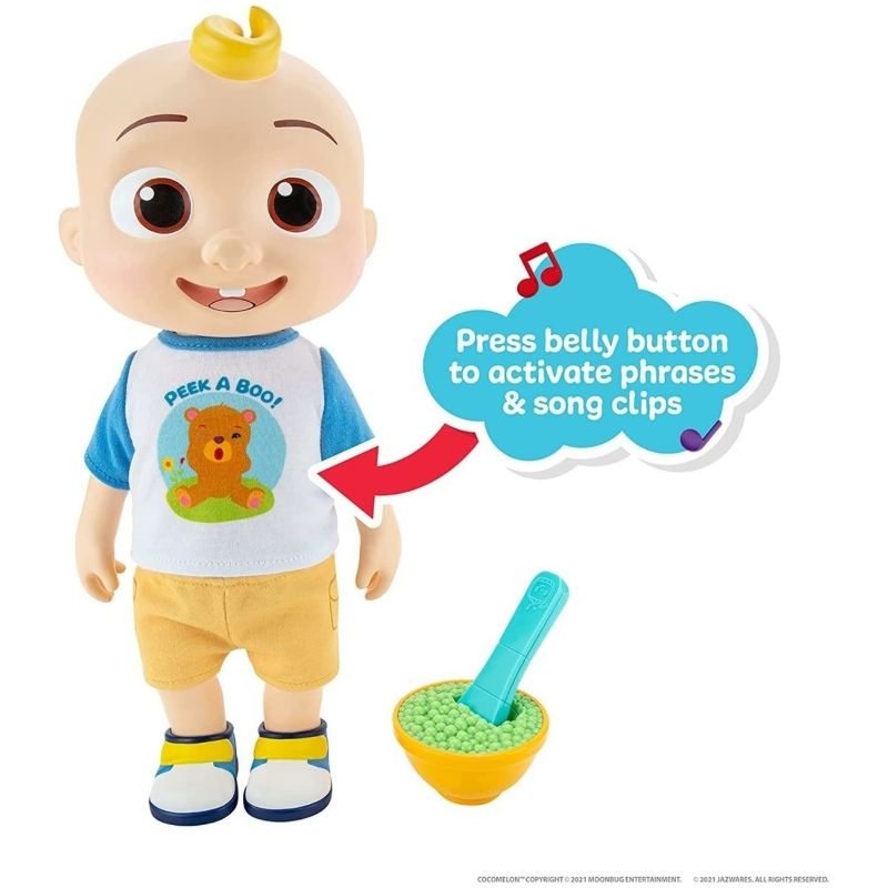 Muñeco interactivo con sonido cocomelon jj