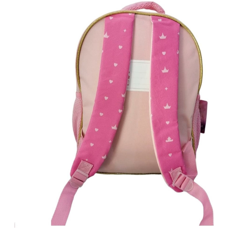 Mochila infantil princesas disney rosa