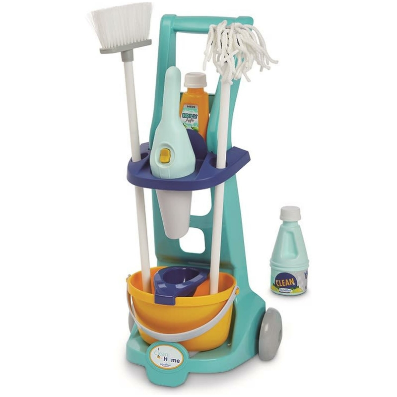 Carrito de limpieza clean home 8 pcs.