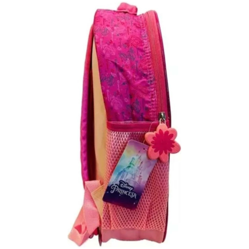 Mochila infantil princesas disney fucsia