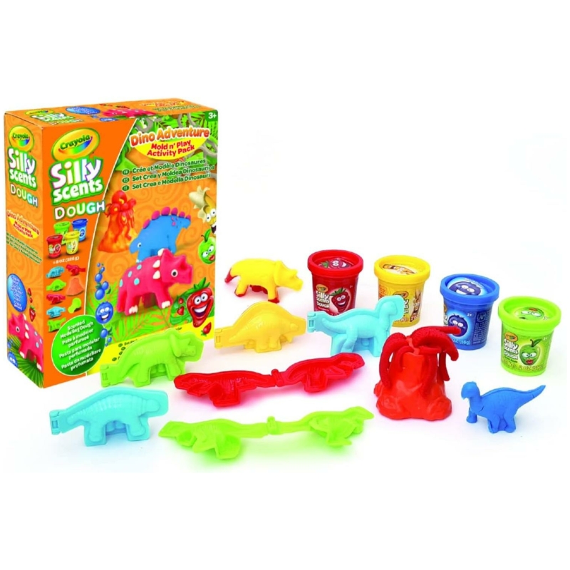Set de masas dinosaurios crayola