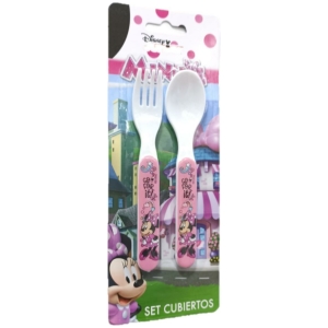 Set cubiertos infantiles minnie