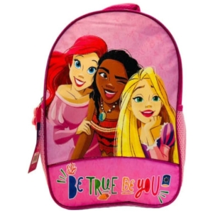 Mochila infantil princesas disney fucsia